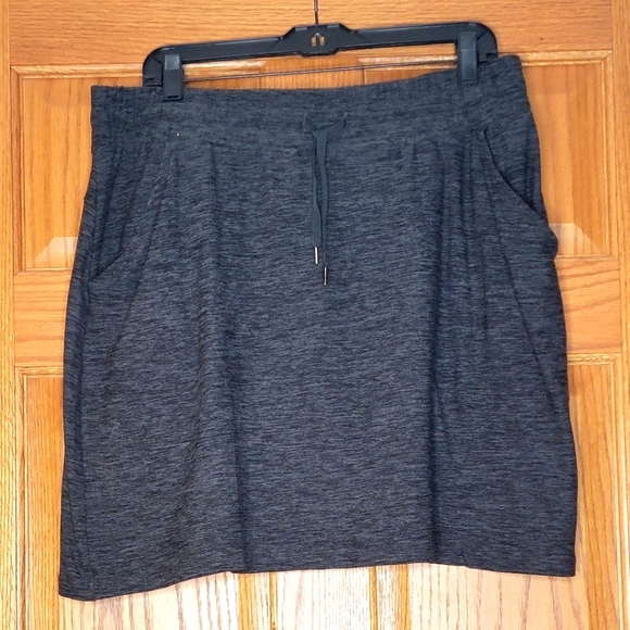 Kyodan Skirts Kyodan Outdoor Heathered Grey Skirt Sz Xl Poshmark